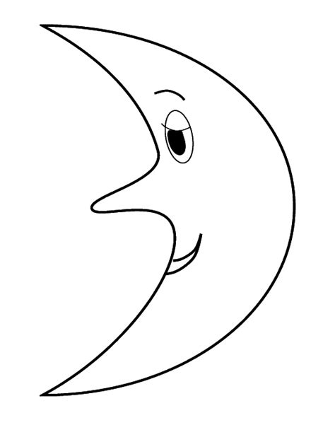 Moon Face Drawing at GetDrawings | Free download