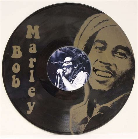 Bob Marley #2 Black Vinyl Lp Etched W/ Artists Image Limited Edition ...