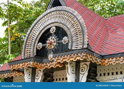 A Cottage of Traditional Russian Architecture Stock Photo - Image of ...