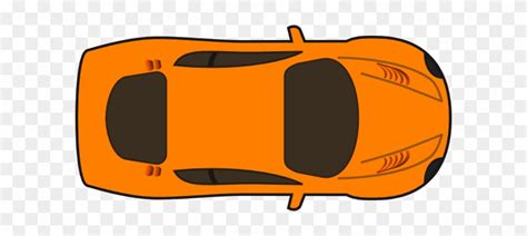 Lamborghini Clipart Cartoon - Car Top View Clipart - Free Transparent PNG Clipart Images Download