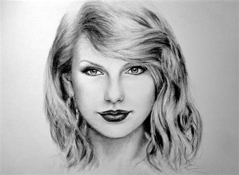 taylor swift portrait | taylor swift portrait, draw with cha… | Flickr