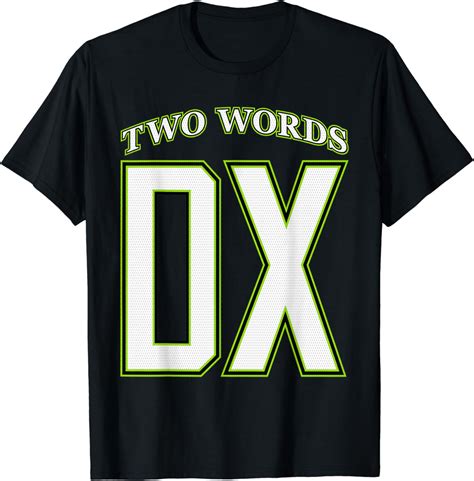 WWE DX "Jersey" Graphic T-Shirt: Amazon.co.uk: Clothing