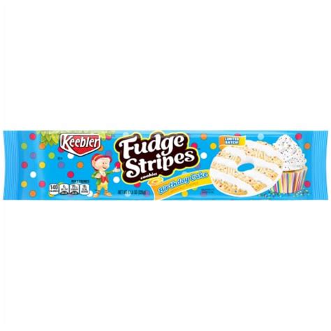 Keebler Fudge Stripes Birthday Cake Cookies, 11.5 oz - Fry’s Food Stores