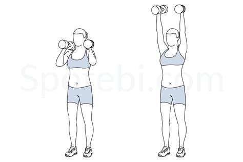 Dumbbell Push Press | Illustrated Exercise Guide