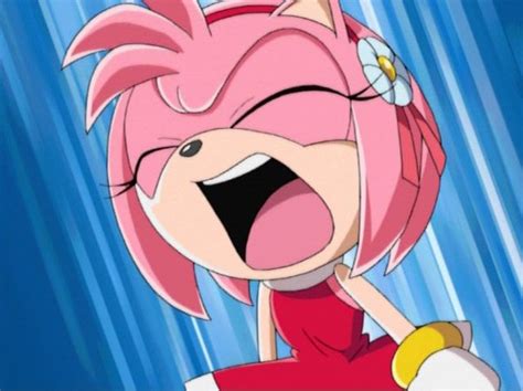 Expressive Faces #4 - Amy Rose Amy Rose squeezes her eyes shut and furrows her eyebrows in a way ...