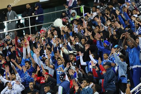 Supporters Alhilal During Saudi Professional League Editorial Stock ...