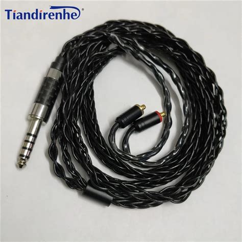 MMCX Cable for Shure SE215 SE425 SE535 SE846 UE900 Earphone 6N Replacement Cable Cord Cables ...