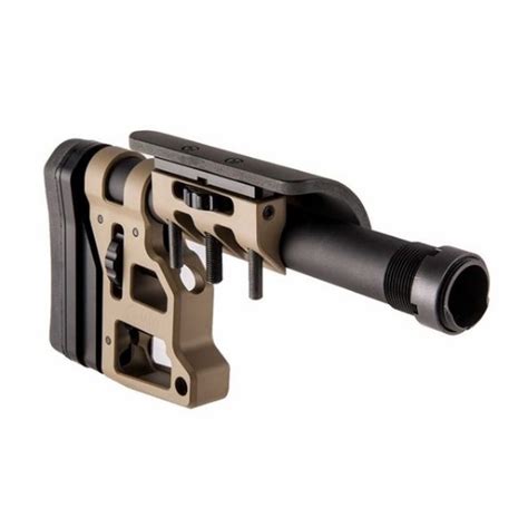 MDT 102857 ADJUSTABLE SKELETON AR10 AR15 CARBINE BUTTSTOCK 10.75 in with cheek riser - Gun Parts ...