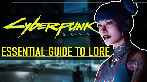 Cyberpunk 2077 Lore Guide [Essential Sourcebooks and More] - YouTube