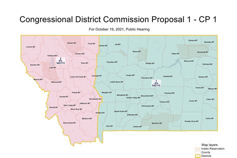 Montana congressional district maps | Montana Public Radio