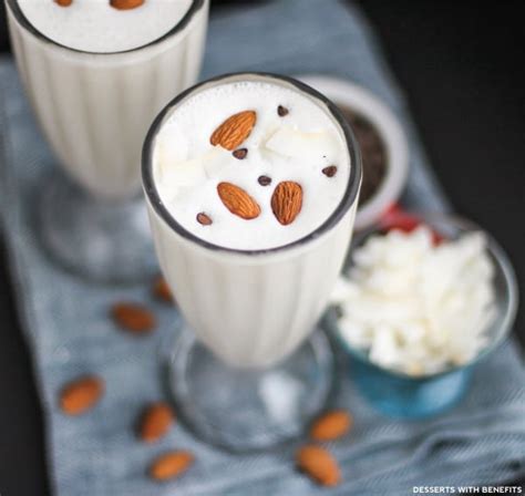 Healthy Almond Joy Milkshake Recipe | Refined Sugar Free, High Protein