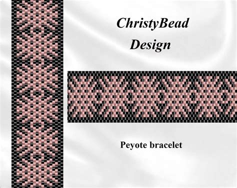 Peyote Bracelet Pattern, Bead Pattern, Beading, Native, Jewelry Pattern, Peyote Bracelet, Tribal ...