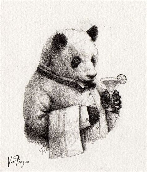 Via Fang Illustration — [Panda & Sons] menu illustration Panda & Sons ...