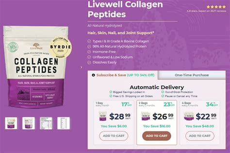 LiveWell Collagen Review 2022: Best Collagen Peptides Powder