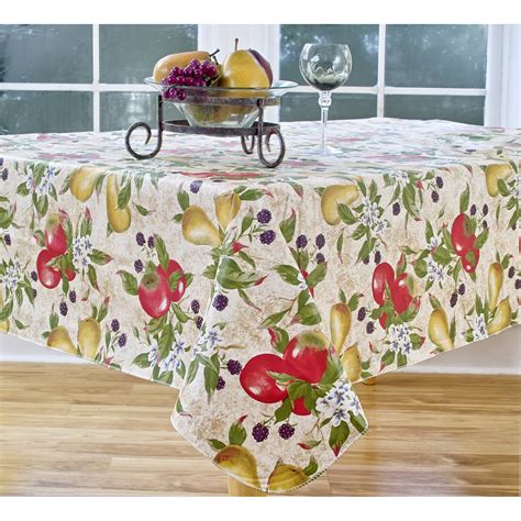 Elrene Home Fashions Everyday Fruits 70" Round Vinyl Tablecloth & Reviews | Wayfair.ca