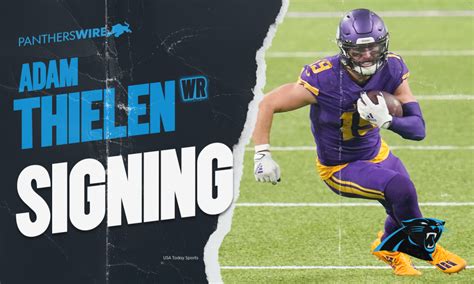 Panthers signing former Vikings WR Adam Thielen to 3-year deal