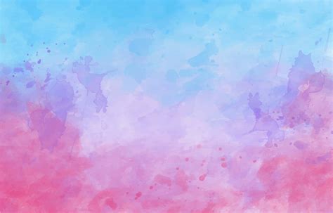 Download watercolor background with blue and pink splatters ...