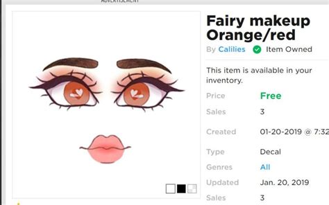 Makeup Face Decal Roblox | Makeupview.co