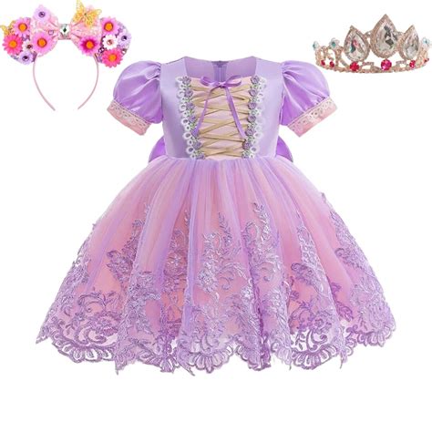 Rapunzel Dress Birthday Party Cosplay Costume Dress - Etsy