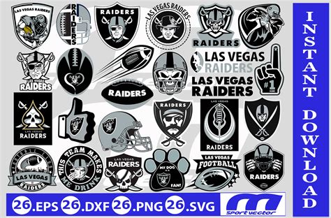 Las Vegas Raiders Logo Sports Silhouette NFL SVG Cut File for Cricut ...