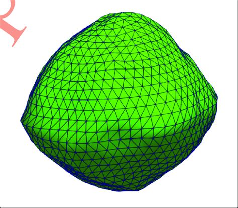 Shape of the asteroid Bennu with digitised edges. | Download Scientific ...