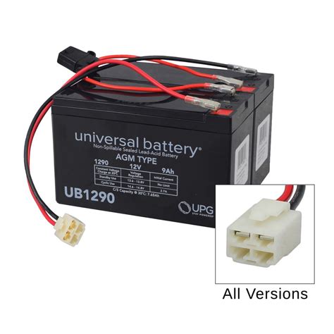 AlveyTech 24 Volt 9 Ah Battery Pack for Razor Dirt Quad with Wiring ...