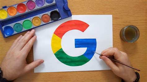 How to draw the Google G logo - Google app icon - YouTube