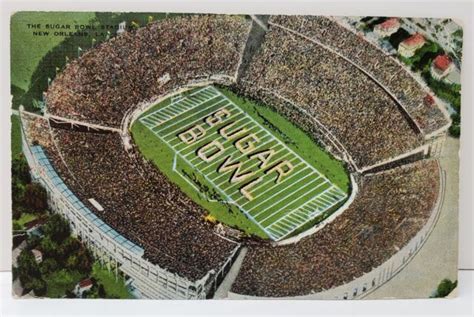 The Sugar Bowl Stadium New Orleans Louisiana Postcard C16 | eBay