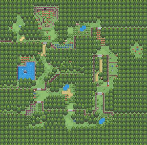 Viridian Forest Remake - Pokemon Final Red by ErodouSennin on DeviantArt