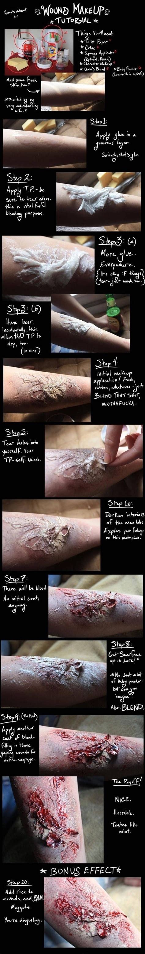 Wound Makeup Tutorial Pictures, Photos, and Images for Facebook, Tumblr ...