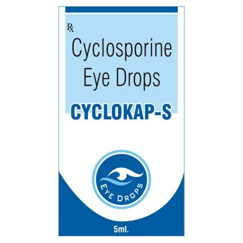 CYCLOSPORINE EYE DROPS Manufacturer and Supplier in India