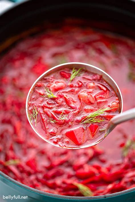 Borscht Recipe {Beet Soup} - Belly Full