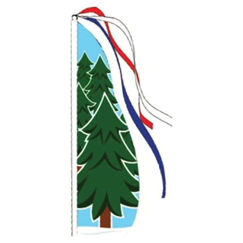 Christmas Tree Feather Flag - Glacier Valley Enterprises