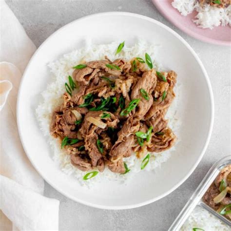 Gyudon (Japanese Beef Bowl) - Carmy - Easy Healthy-ish Recipes