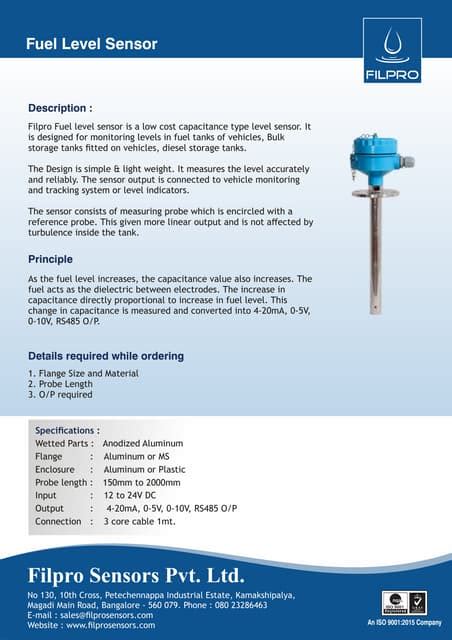 Level Sensor | PDF