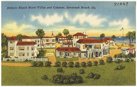 DeSoto Beach Hotel villas and cabanas, Savannah Beach, Ga.… | Flickr