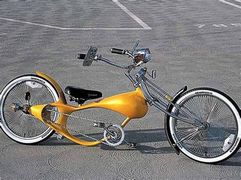 Two Wheeler Custom Bicycle - Drag-N's Gold - Lowrider Bicycle Magazine