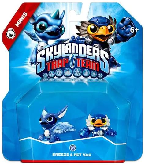 Skylanders Trap Team Minis Breeze Pet Vac Figure 2-Pack Activision - ToyWiz