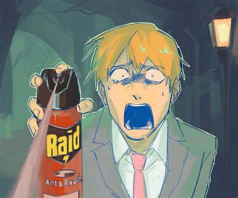 chainsaw man raid spray | Victor Van Dort Spraying Raid and Screaming | Know Your Meme