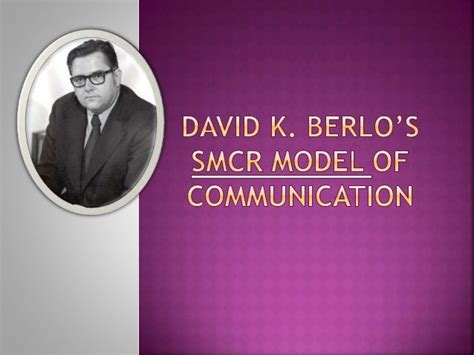 Berlo's smcr model of communication