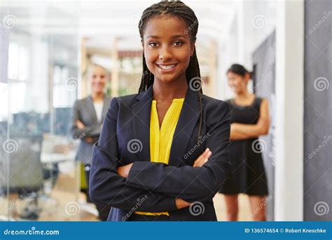 Young Self Confident Woman As Businesswoman Stock Photo - Image of ...