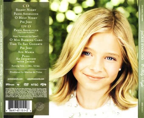 Click here for at big picture of the back cover for 'O Holy Night' CD