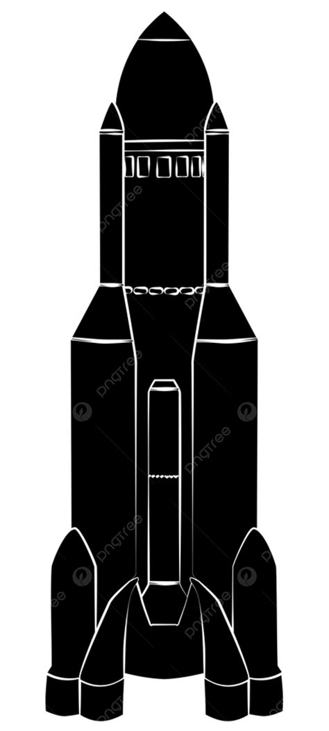 Black And White Free Clipart Spaceship