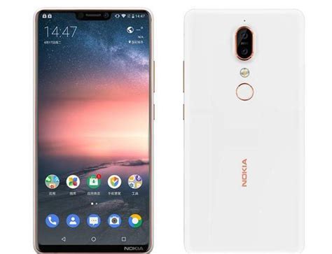 Nokia X6 price and specification showing an iPhone X-like notch and a dual rear-camera setup.