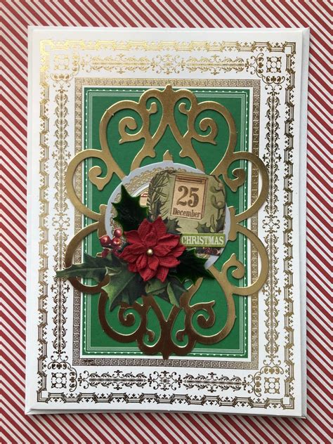 Vintage Christmas Card Set 4 Vintage Gold Christmas Cards - Etsy