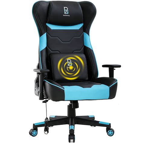 PC Gaming Chair Racing Computer Chair Massage Office Chair with ...