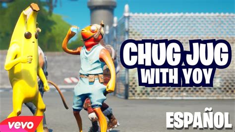 CHUG JUG WITH YOU - Sub Español - Official Fortnite Parody American Boy Ikersitofortnite - YouTube