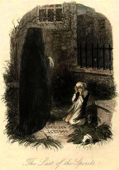 Ghost of Christmas Yet To Come Christmas Carol Dickens Public Domain Clip Art Photos and Images