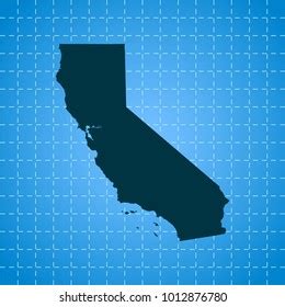 Map California Stock Vector (Royalty Free) 538160596 | Shutterstock