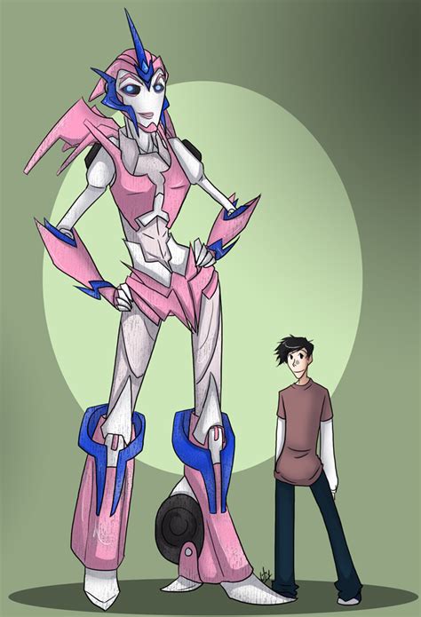 TF - Arcee and Jack by liliy on DeviantArt